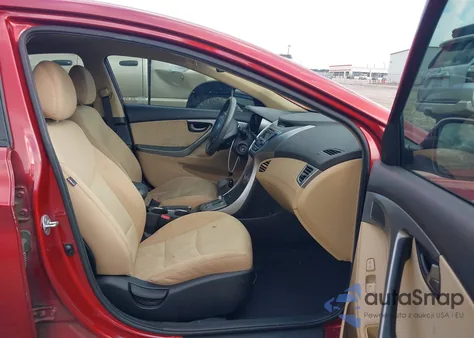 2013 Hyundai Elantra Gls z USA, uszkodzony, nr VIN 5NPDH4AEXDH319085